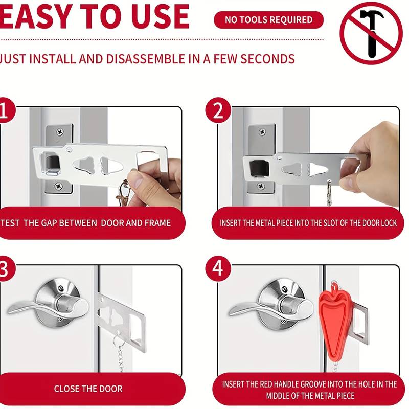 Portable Travel Safety Door Lock ™