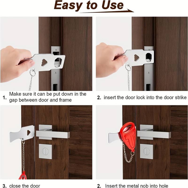 Portable Travel Safety Door Lock ™