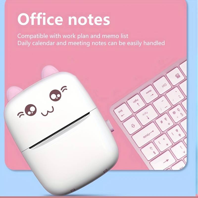 Mini Portable Bluetooth Wireless Thermal  Travel  Printer