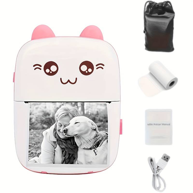 Mini Portable Bluetooth Wireless Thermal  Travel  Printer