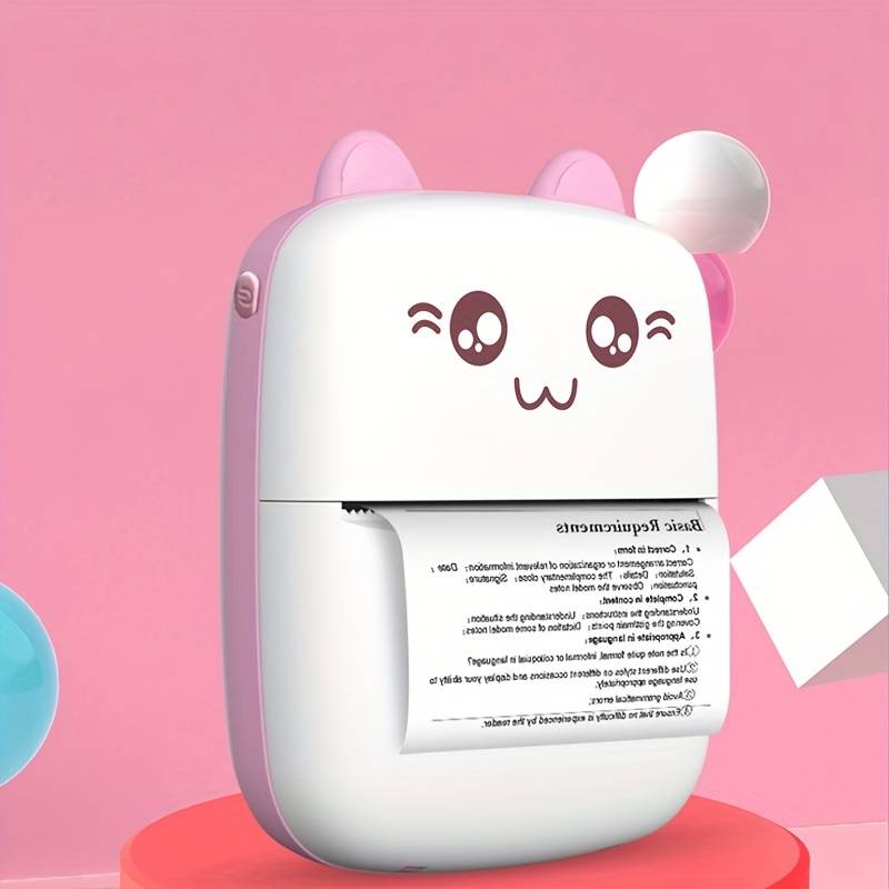 Mini Portable Bluetooth Wireless Thermal  Travel  Printer