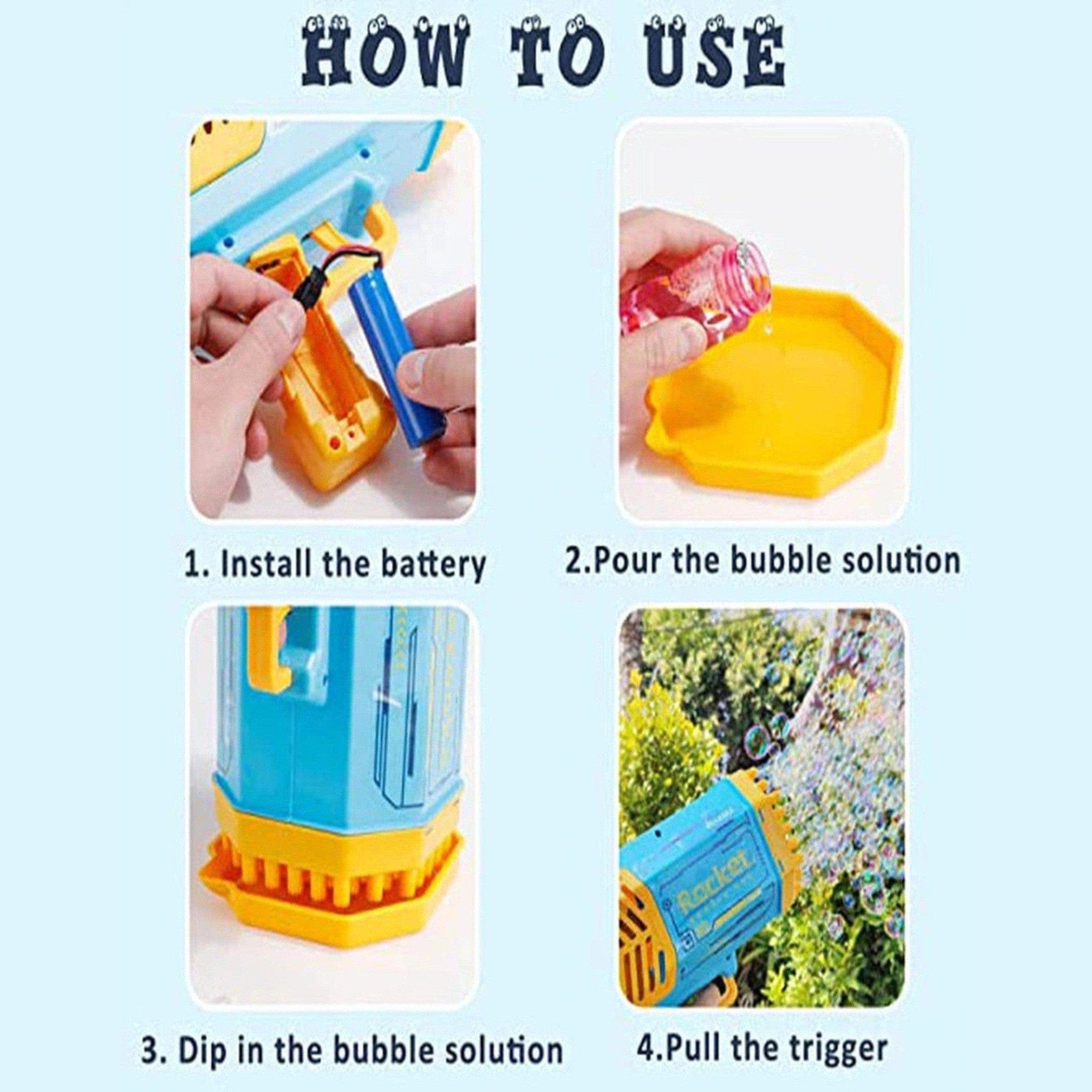 Electric 69 Holes Bubble Machine Gun™