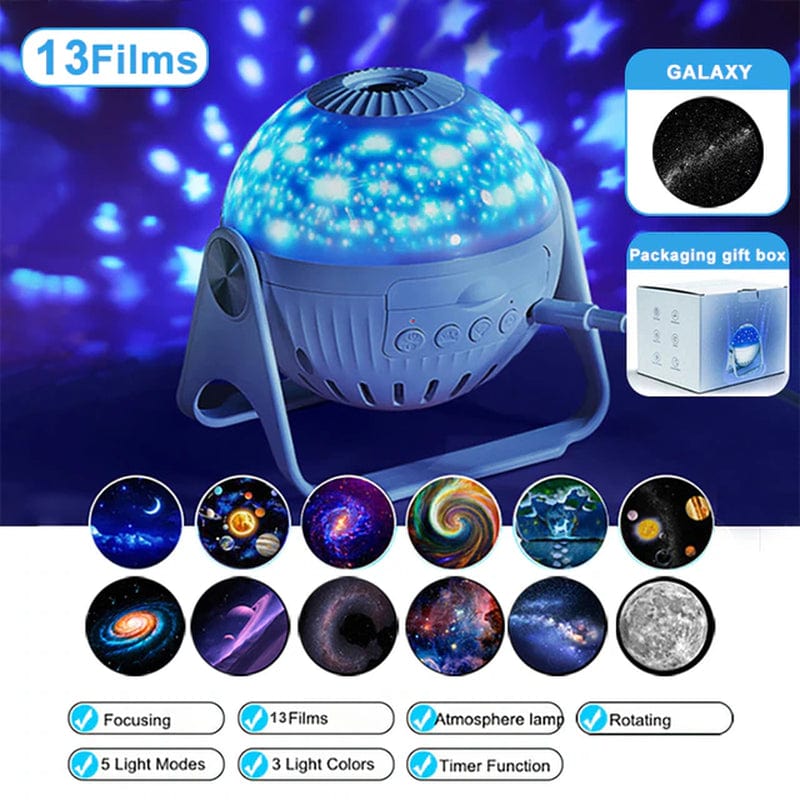 360 Degree Planetarium Star Galaxy Night Light Projector 