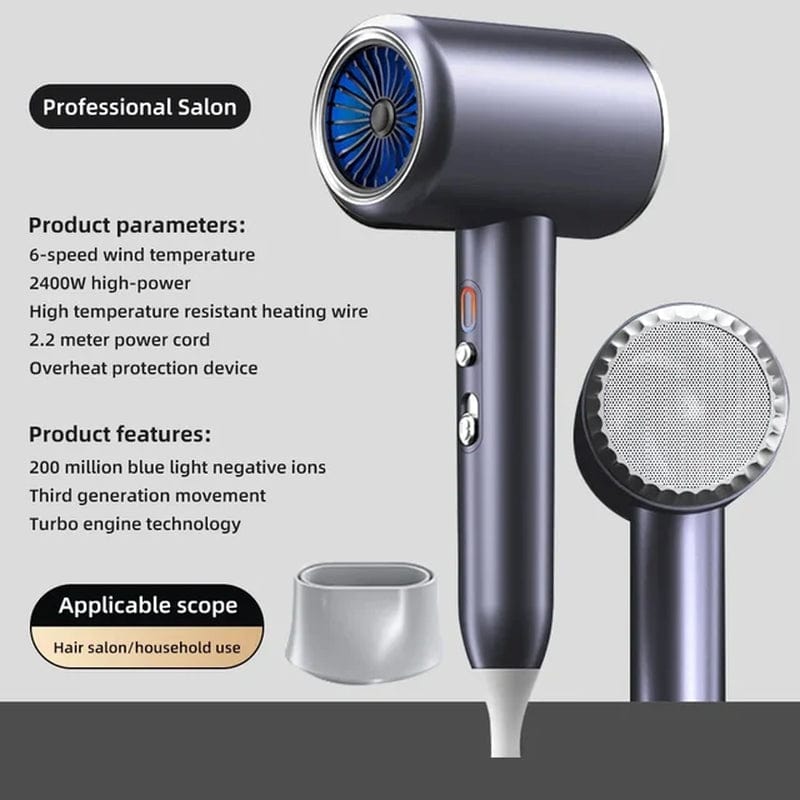  2400W Negative Ion High Powered Hair Dryer