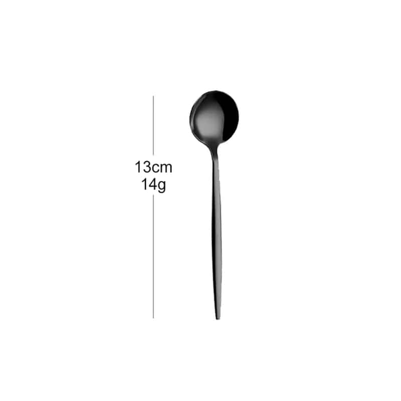 Gold Stainless Steel Stirring Teaspoon Cutlery Set