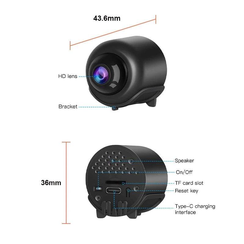 HD Mini Wireless Home Security Surveillance Camera 