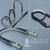 Rechargeable LED Neck Book Reading Light 3 Modes 