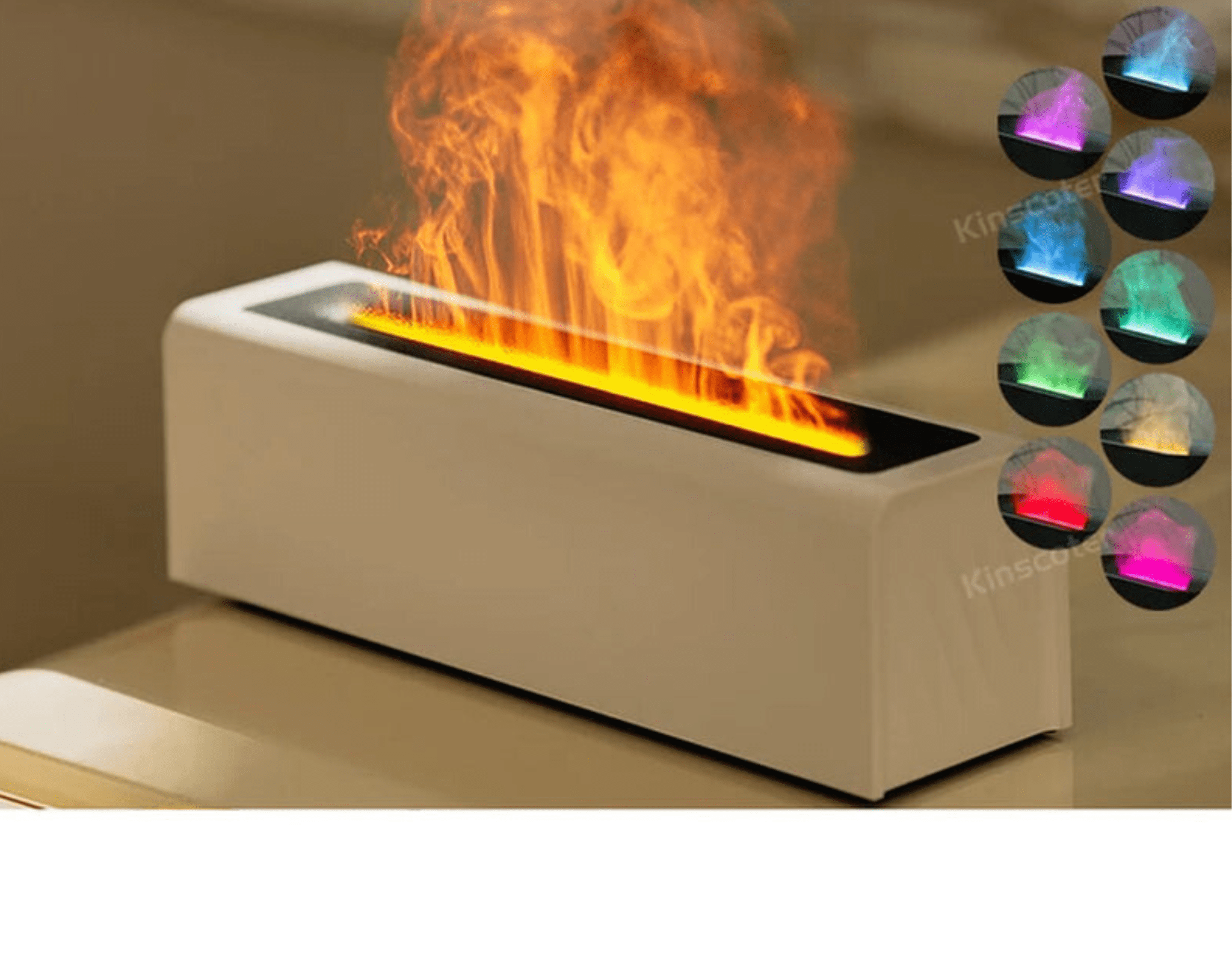 Essential Oil Aroma Therapy  Air Diffuser Flame