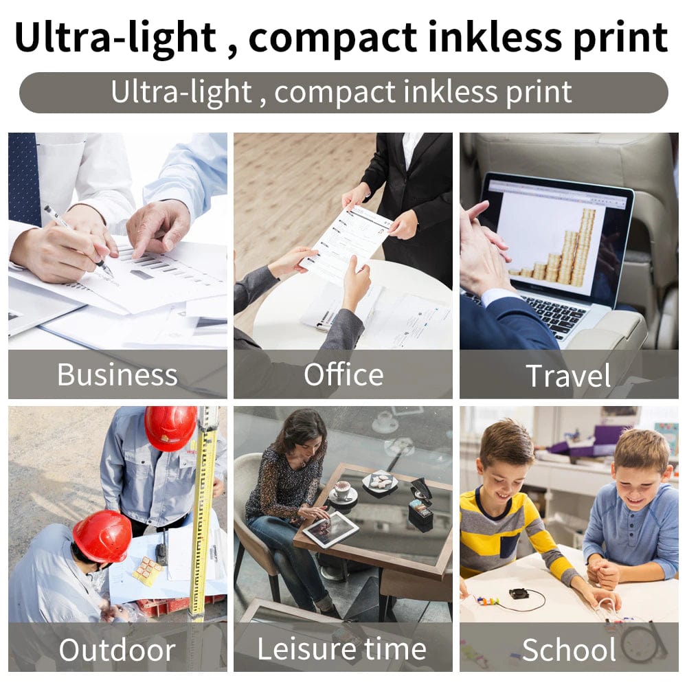 M08F A4 Portable Thermal Printer,Supports 8.26