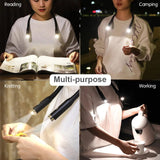 Rechargeable LED Neck Book Reading Light 3 Modes 