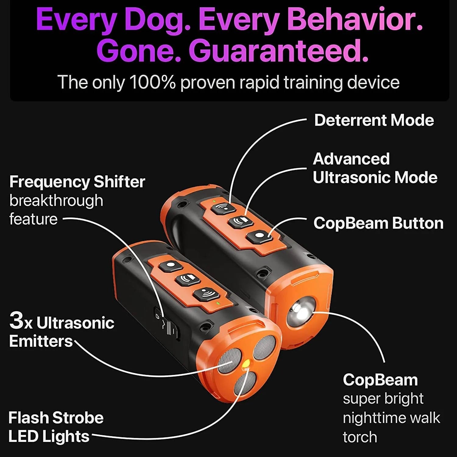 Ultrasonic Anti Dog Barking Training Device