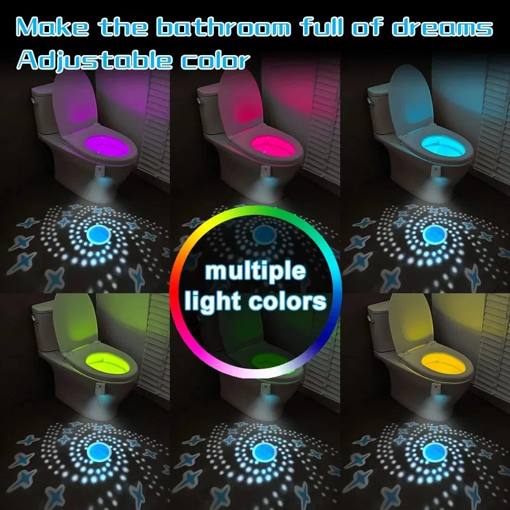 108 Colors Toilet Motion Sensor Smart LED Light 
