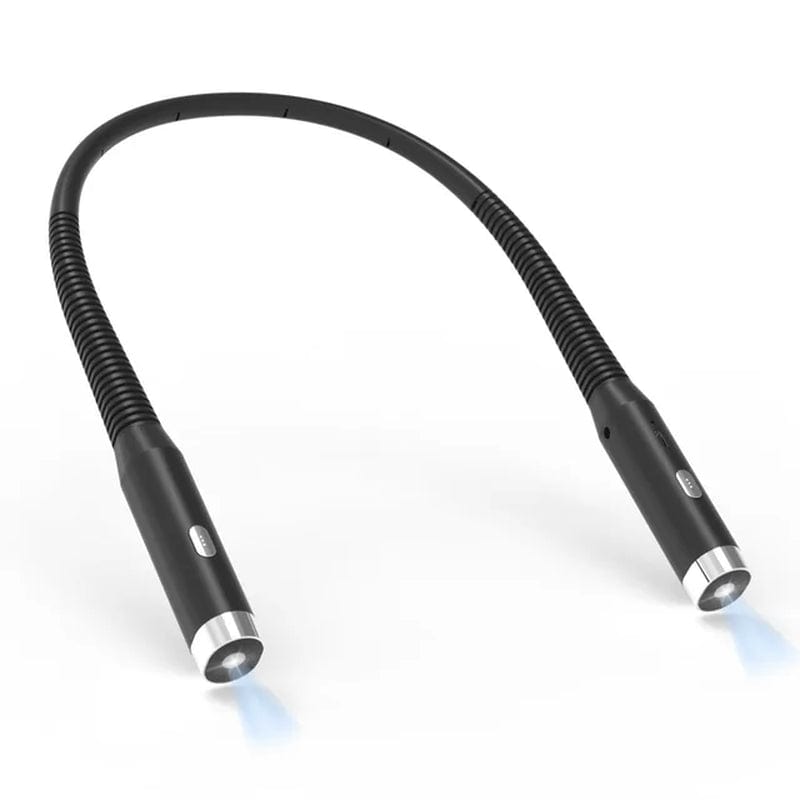 Rechargeable LED Neck Book Reading Light 3 Modes 